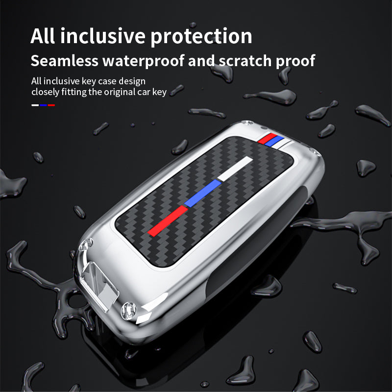 Alloy & Carbon - BMW Compatible Key Fob Cover