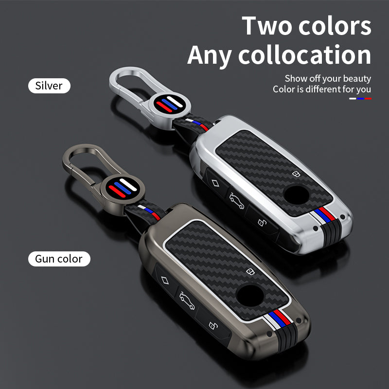 Alloy & Carbon - BMW Compatible Key Fob Cover