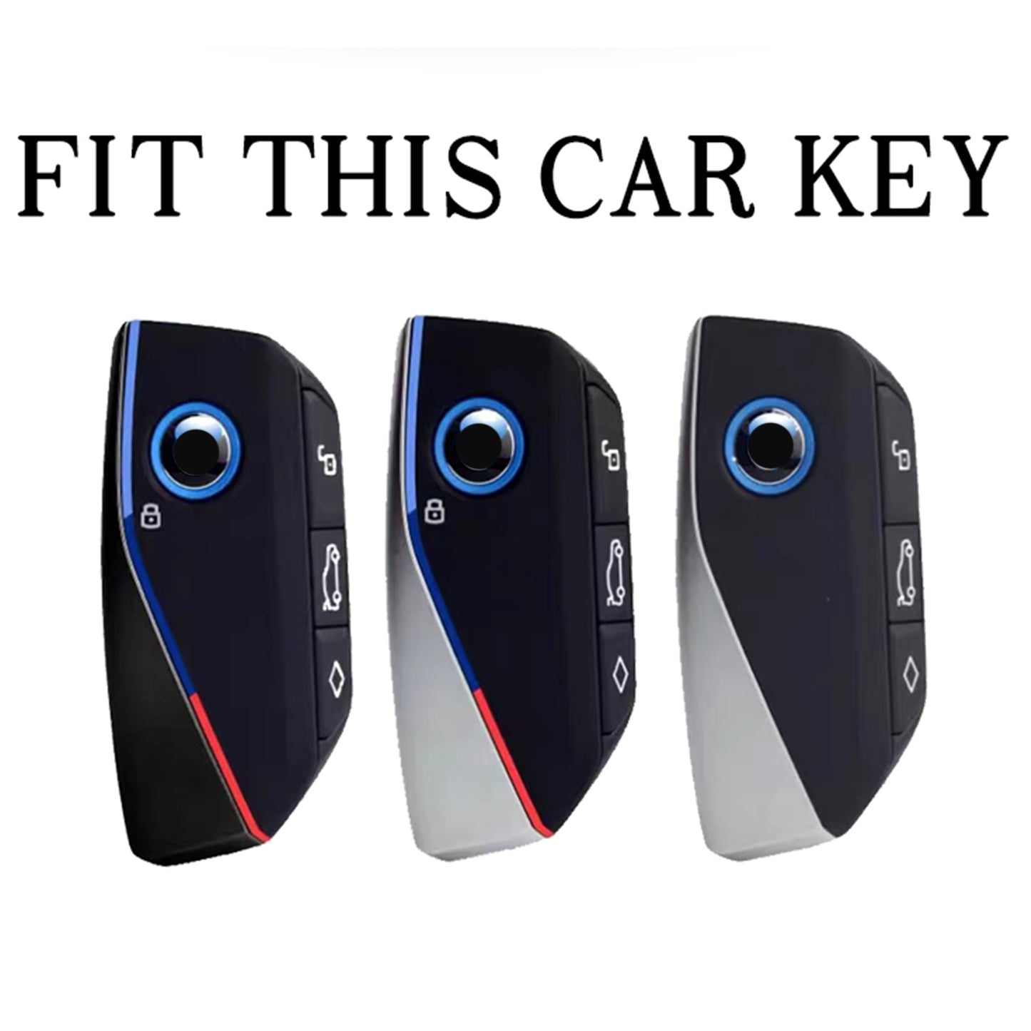 Alloy & Carbon - BMW Compatible Key Fob Cover