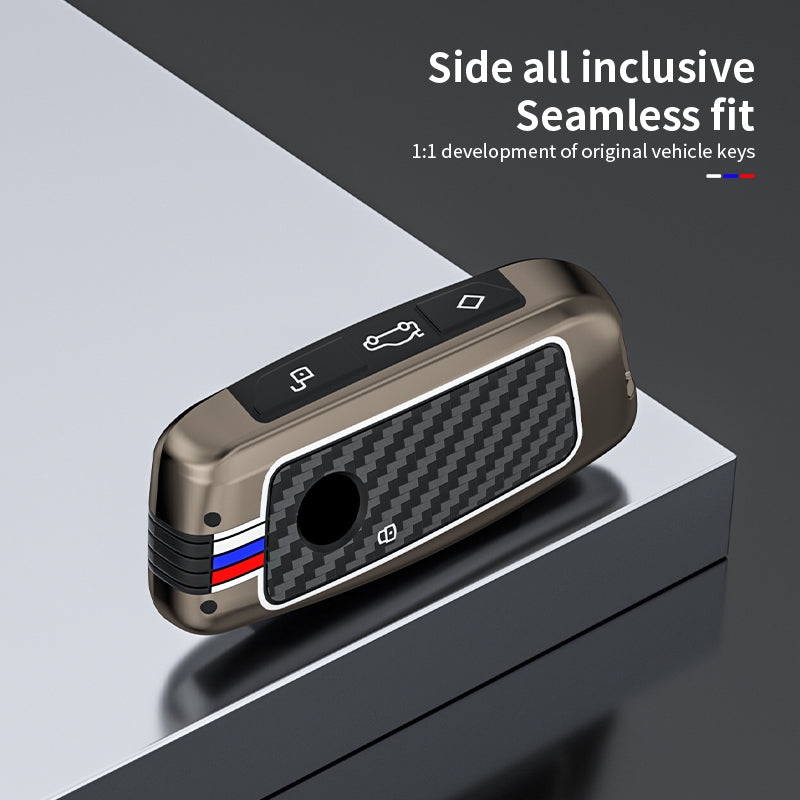 Alloy & Carbon - BMW Compatible Key Fob Cover