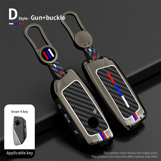 Alloy & Carbon - BMW Compatible Key Fob Cover