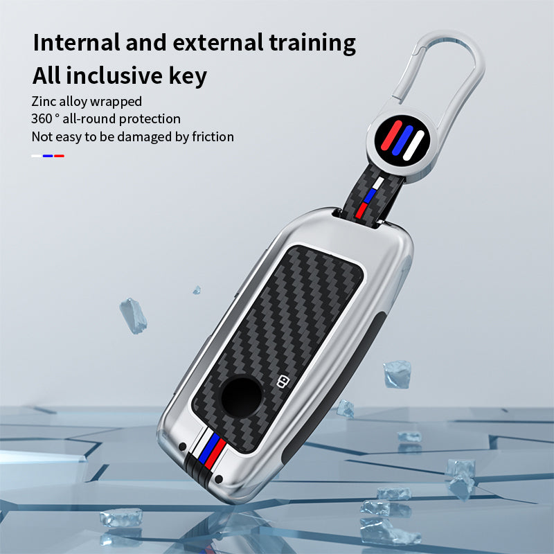 Alloy & Carbon - BMW Compatible Key Fob Cover