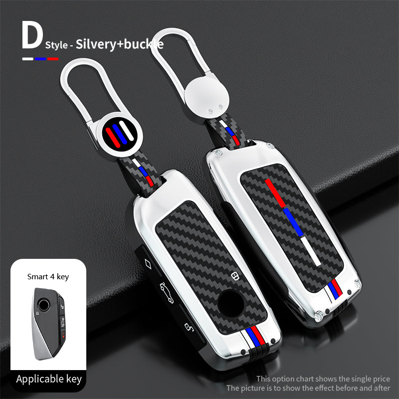 Alloy & Carbon - BMW Compatible Key Fob Cover