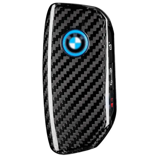 Real Carbon Fiber BMW Compatible Key Fob Cover