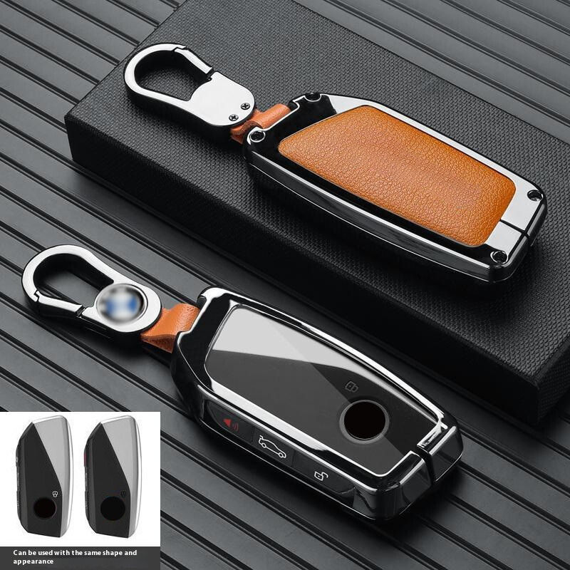 Leather & Zinc - BMW Compatible Key Fob Cover