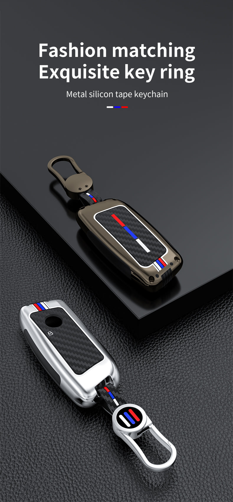 Alloy & Carbon Fiber - BMW Key Fob Cover
