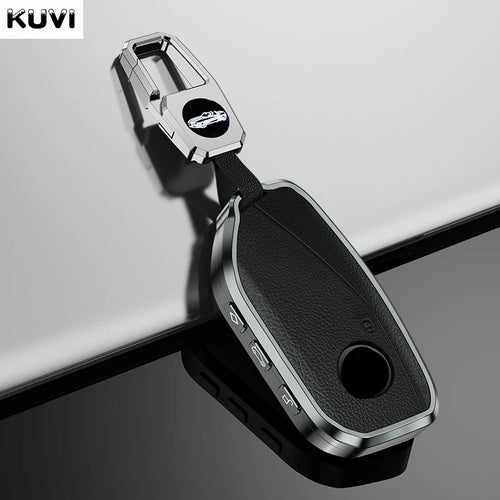 Metal Style Leather BMW Key Fob Cover Case Key Chain Shop