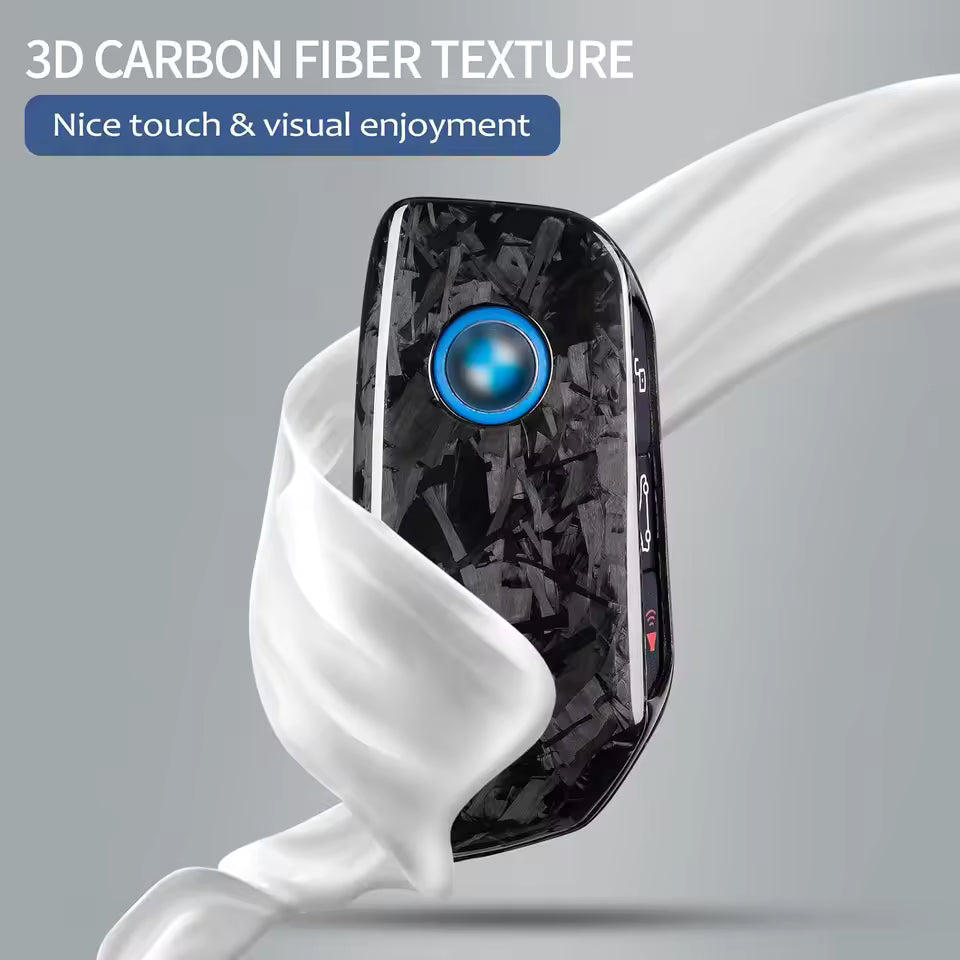 Forged Carbon Signature - BMW Compatible Key Fob Cover